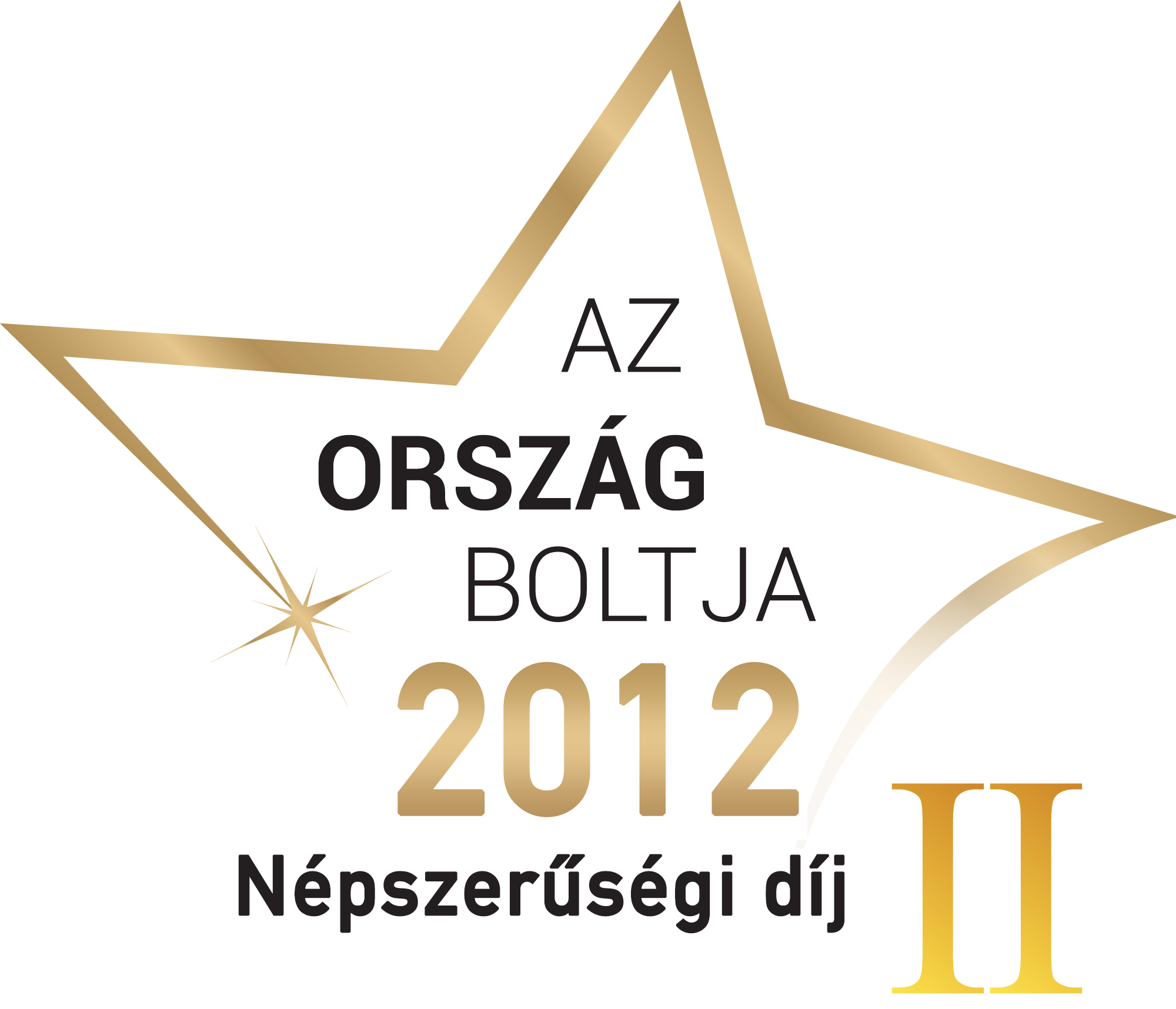 az ország boltja népszerűségi díj 2012